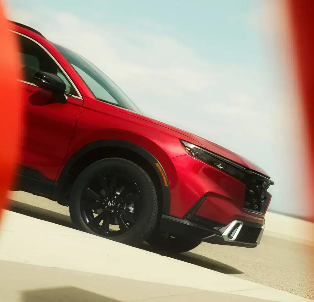 Red Honda CRV